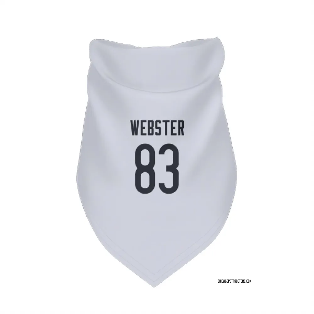Chicago Bears Nsimba Webster White Pet Bandana for Dog & Cat