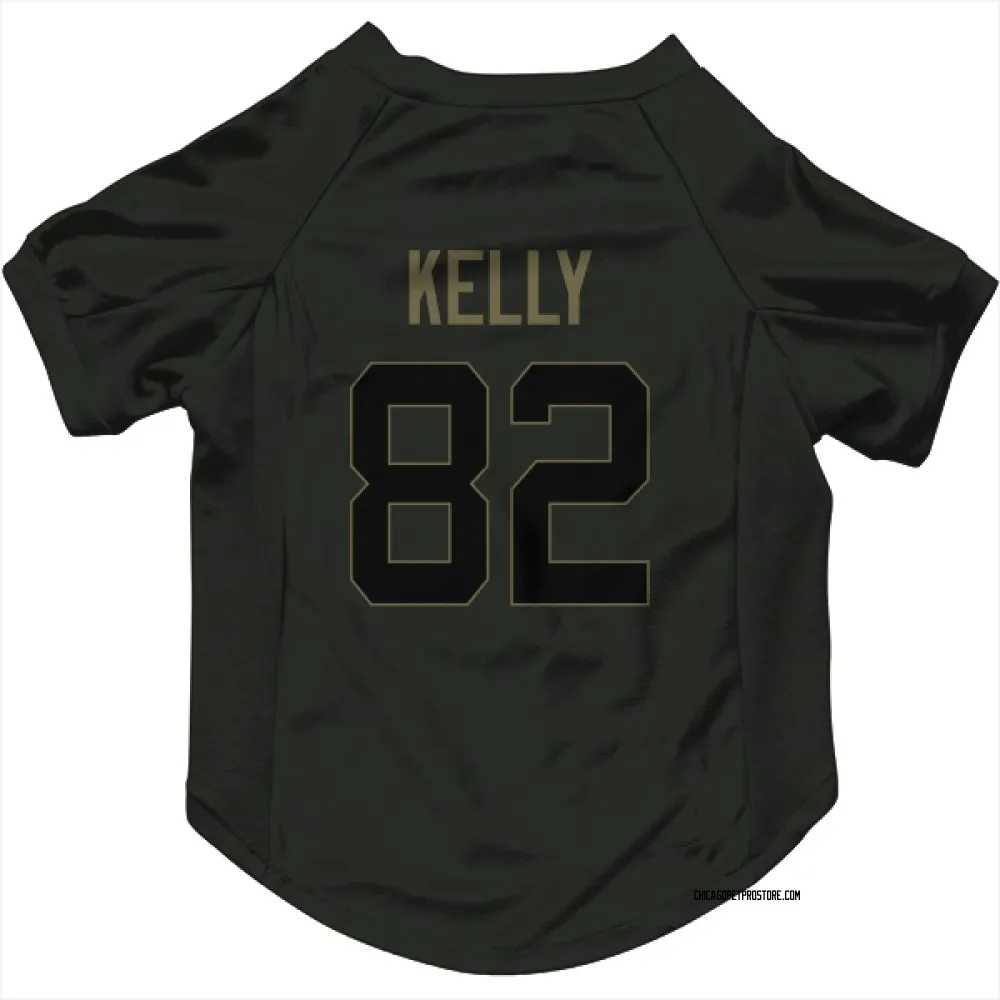 Chicago Bears Omari Kelly Black Service Pet Jersey for Dog & Cat