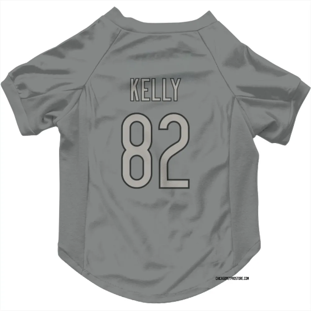 Chicago Bears Omari Kelly Charcoal Pet Jersey for Dog & Cat
