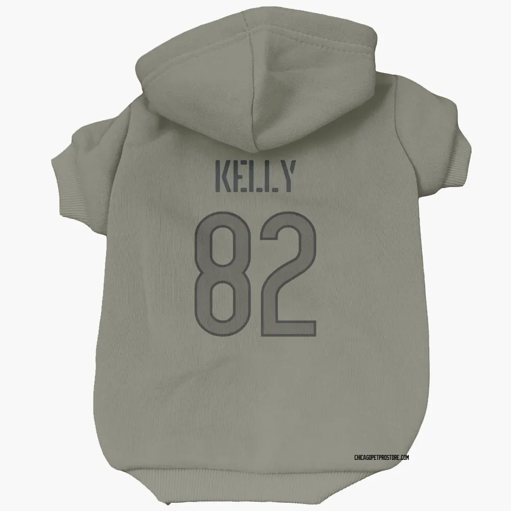 Chicago Bears Omari Kelly Olive Pet Hoodie for Dog & Cat