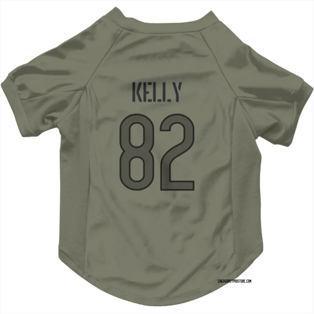 Chicago Bears Omari Kelly Olive Pet Jersey for Dog & Cat