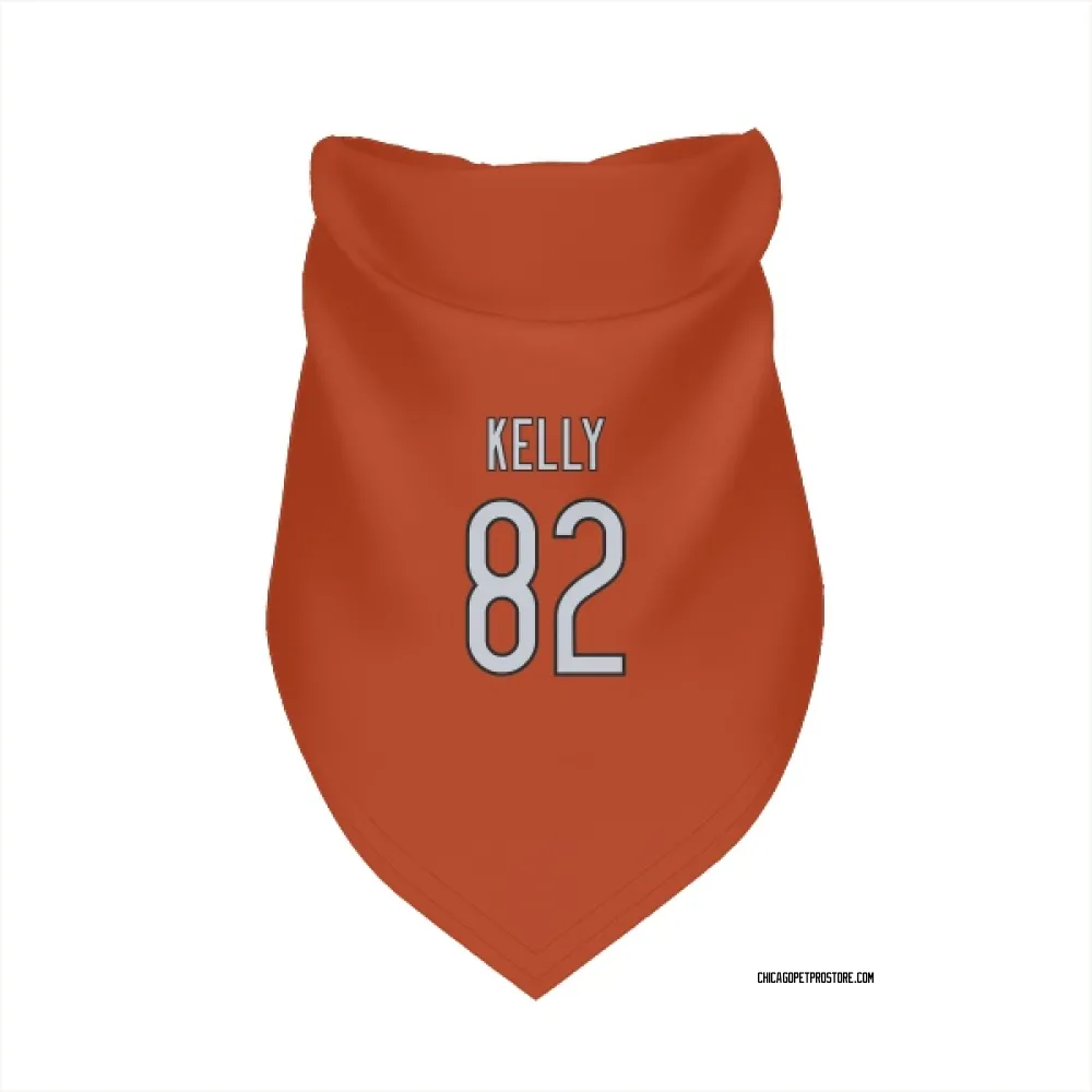 Chicago Bears Omari Kelly Orange Pet Bandana for Dog & Cat