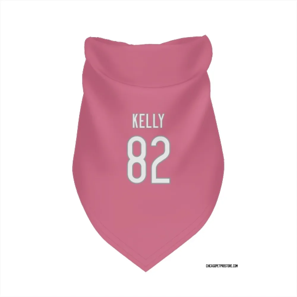 Chicago Bears Omari Kelly Pink Pet Bandana for Dog & Cat