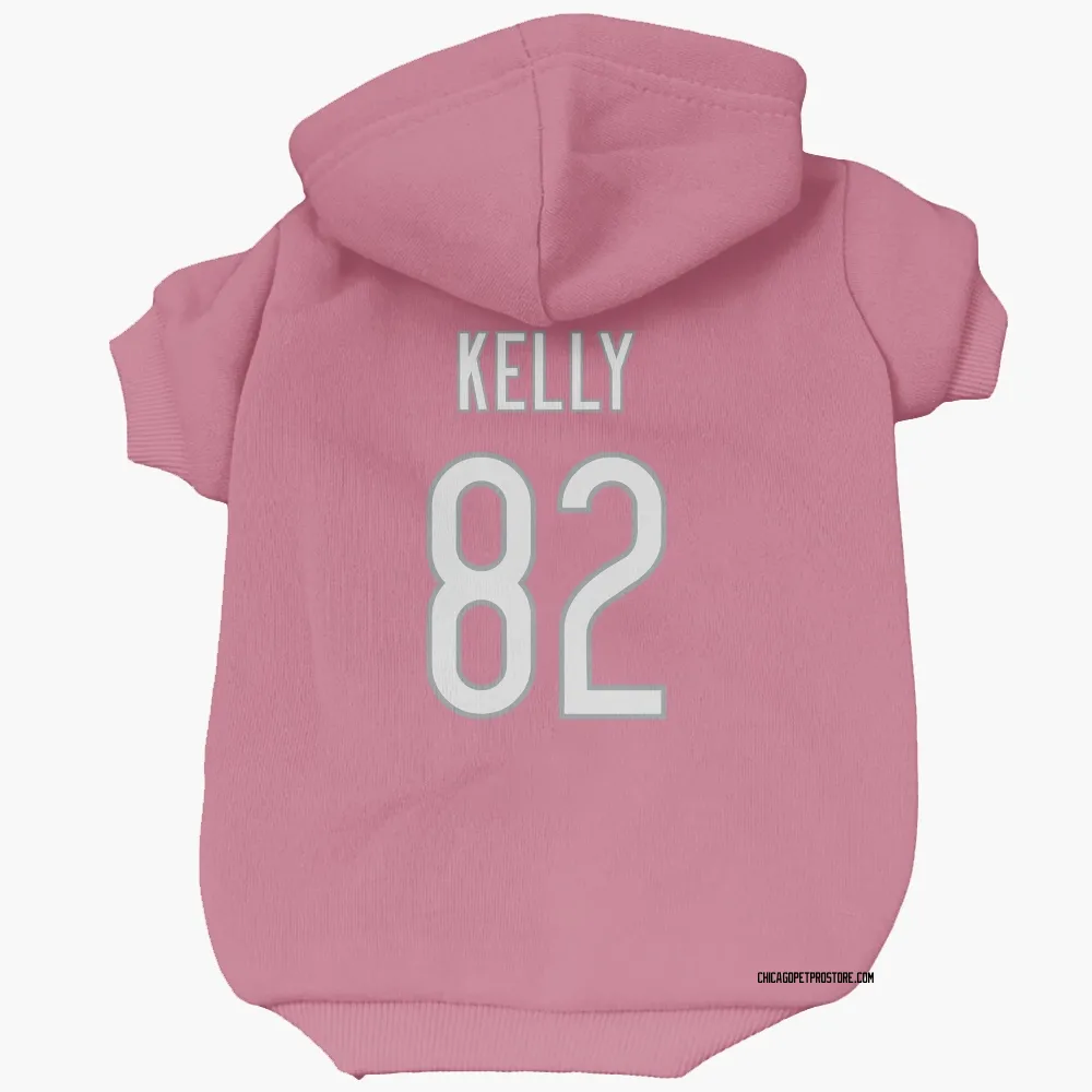 Chicago Bears Omari Kelly Pink Pet Hoodie for Dog & Cat