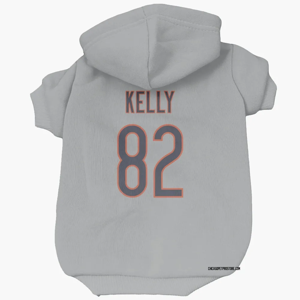 Chicago Bears Omari Kelly Silver Pet Hoodie for Dog & Cat