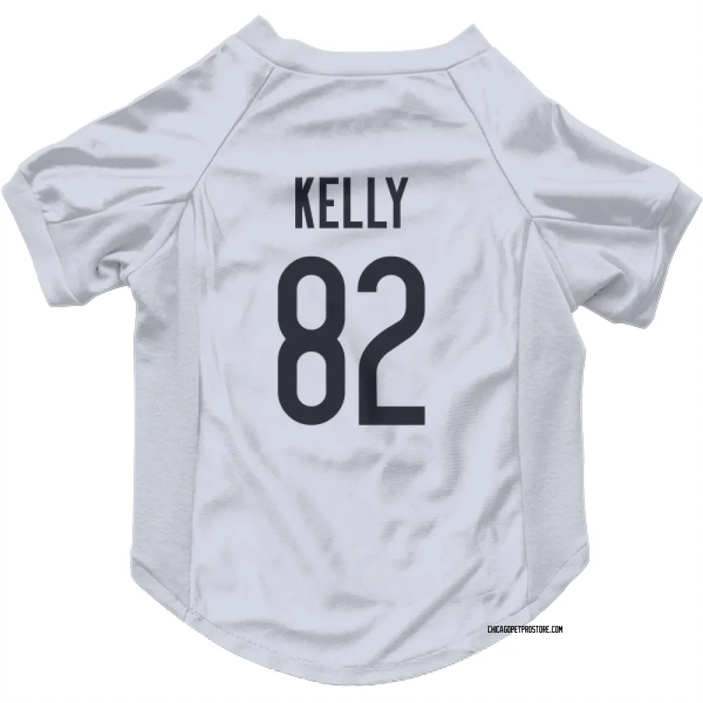 Chicago Bears Omari Kelly White Pet Jersey for Dog & Cat