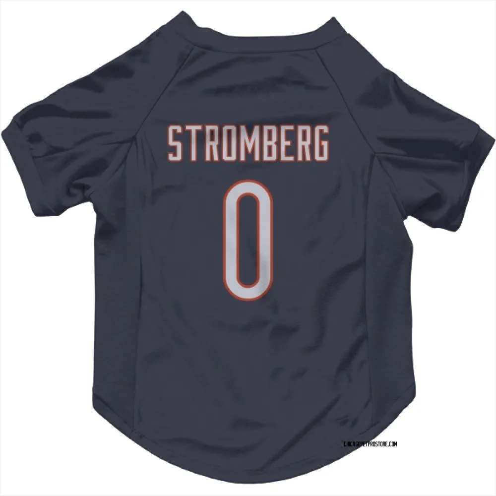 Chicago Bears Ricky Stromberg Navy Pet Jersey for Dog & Cat