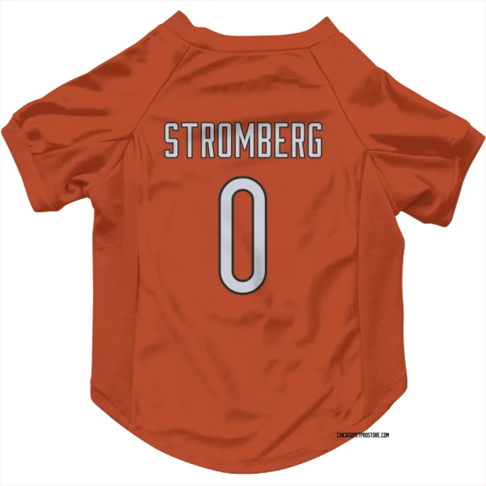 Chicago Bears Ricky Stromberg Orange Pet Jersey for Dog & Cat