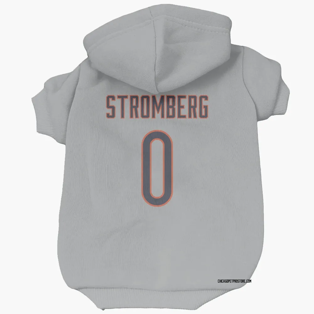 Chicago Bears Ricky Stromberg Silver Pet Hoodie for Dog & Cat