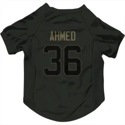 Chicago Bears Salvon Ahmed Black Service Pet Jersey for Dog & Cat