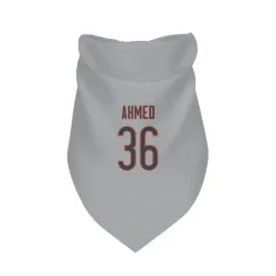 Chicago Bears Salvon Ahmed Silver Pet Bandana for Dog & Cat
