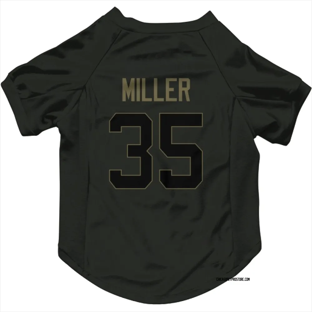 Chicago Bears Scotty Miller Black Service Pet Jersey for Dog & Cat