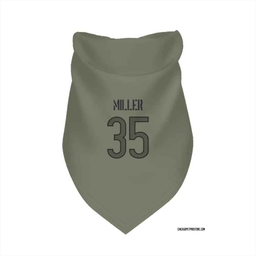 Chicago Bears Scotty Miller Olive Pet Bandana for Dog & Cat