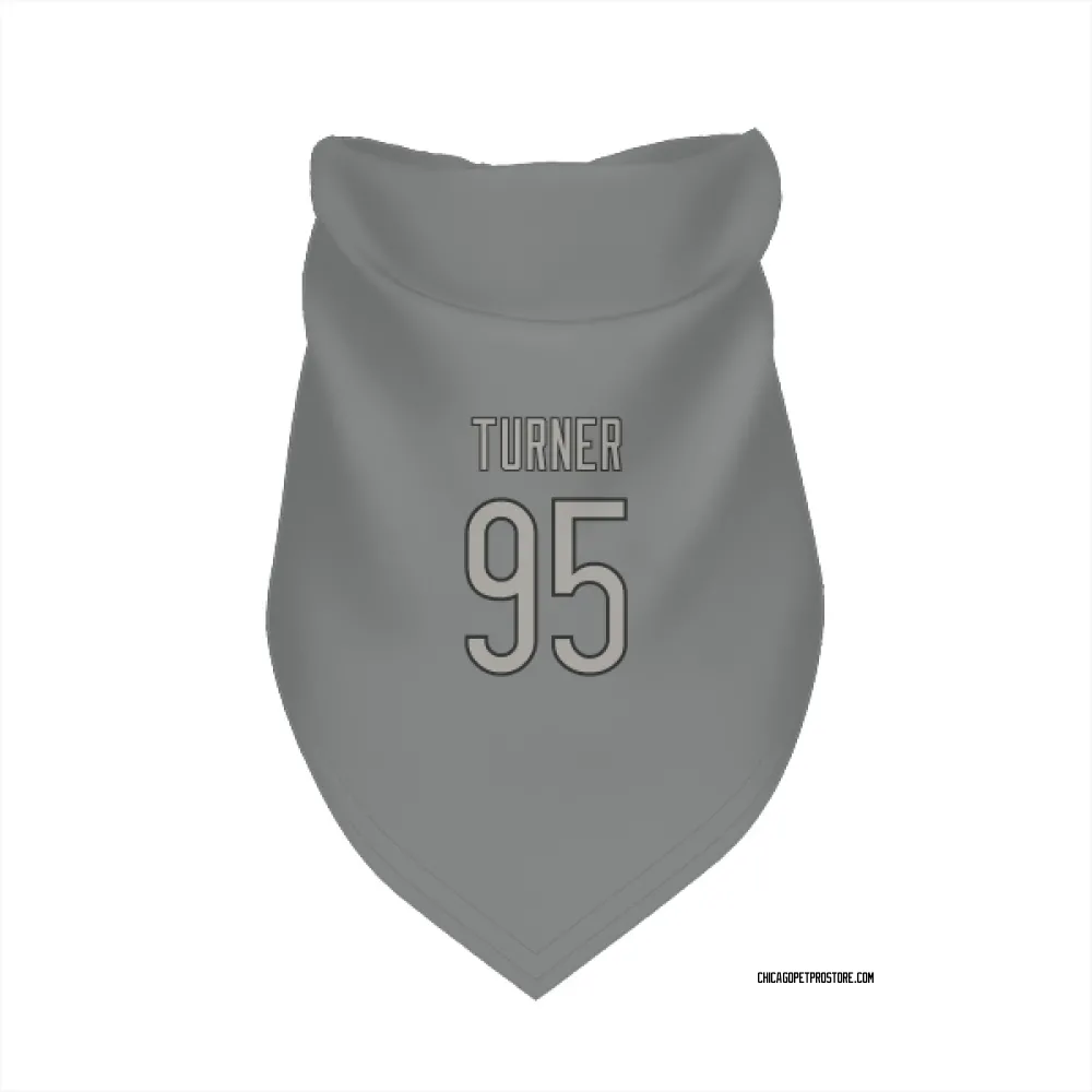 Chicago Bears Shemar Turner Charcoal Pet Bandana for Dog & Cat