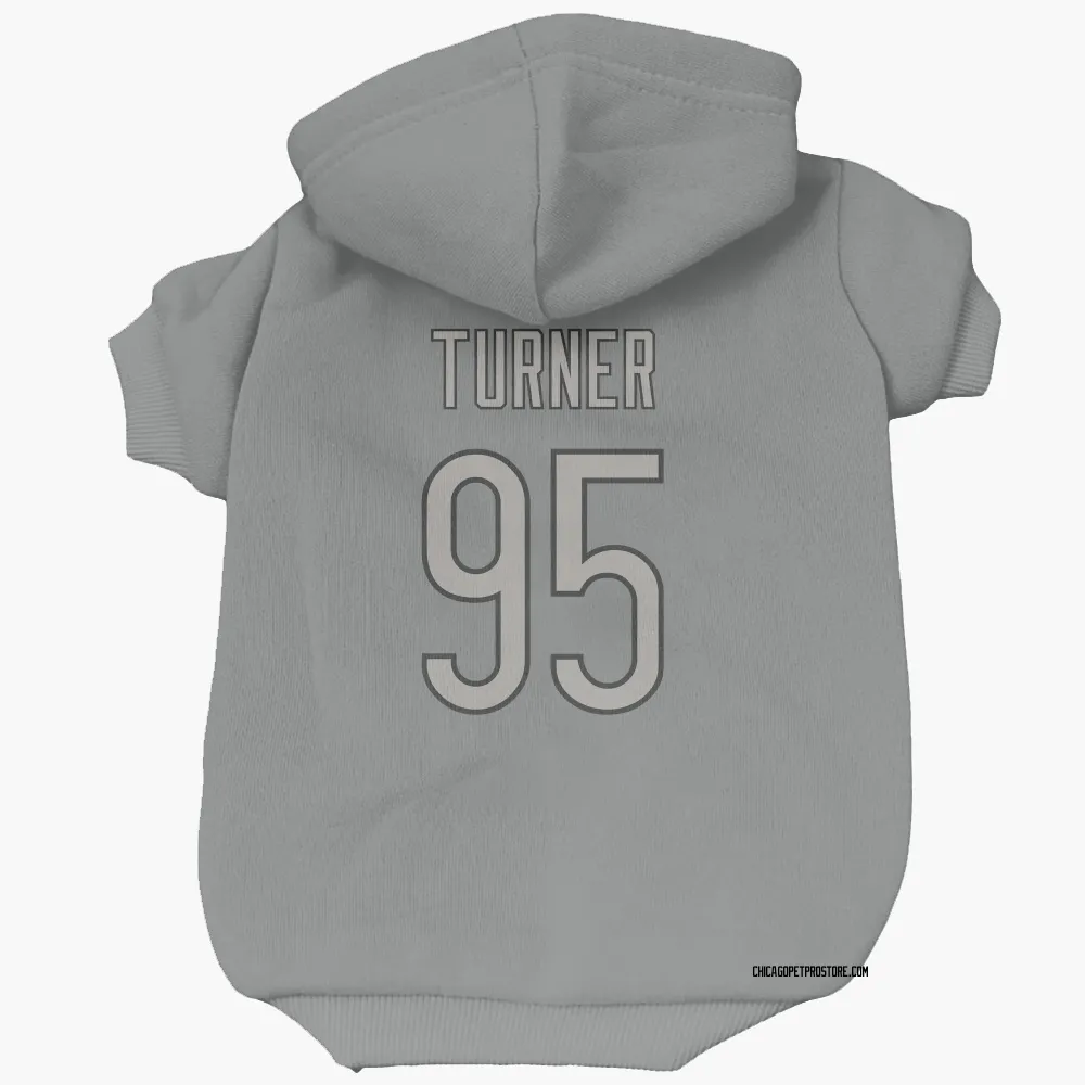 Chicago Bears Shemar Turner Charcoal Pet Hoodie for Dog & Cat