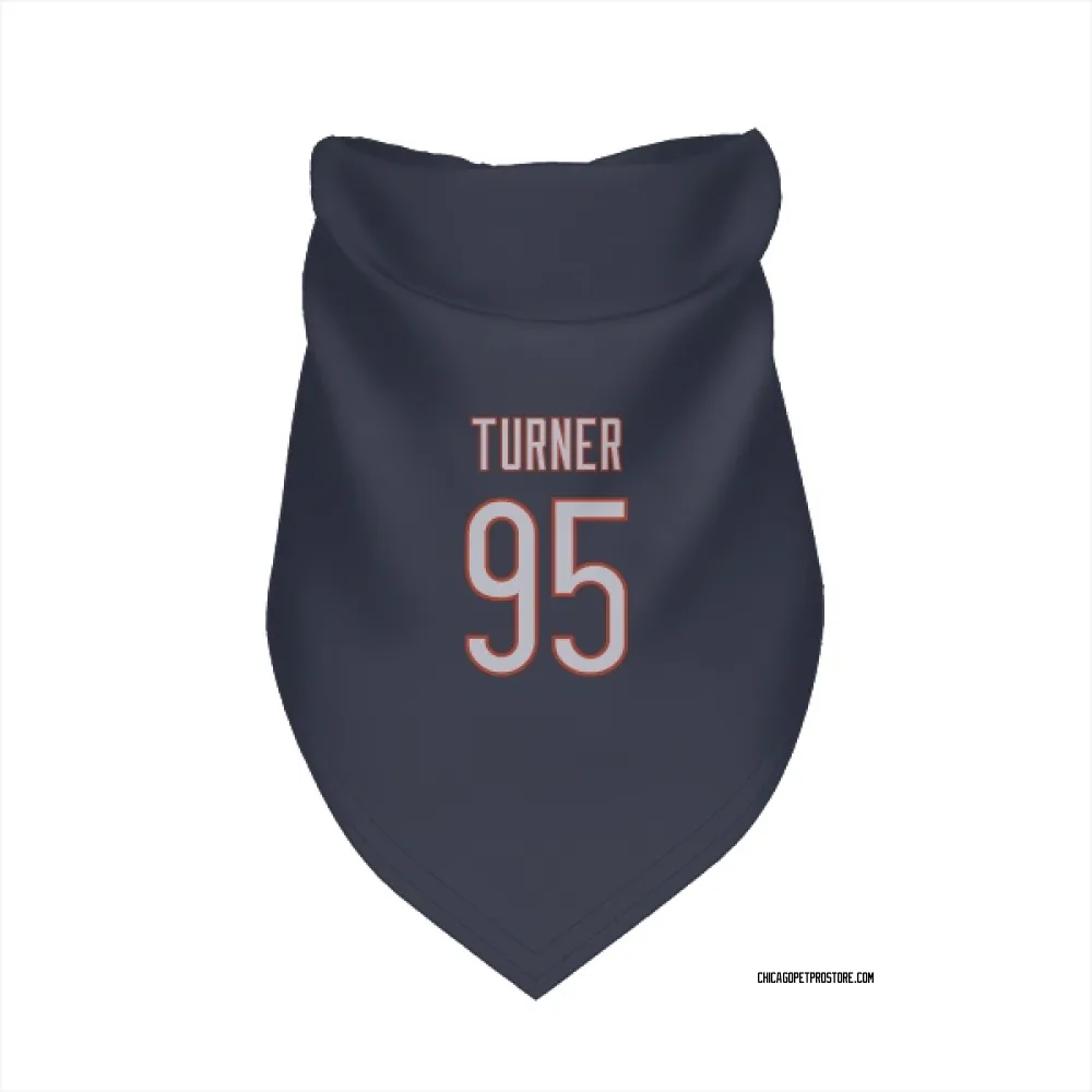 Chicago Bears Shemar Turner Navy Pet Bandana for Dog & Cat