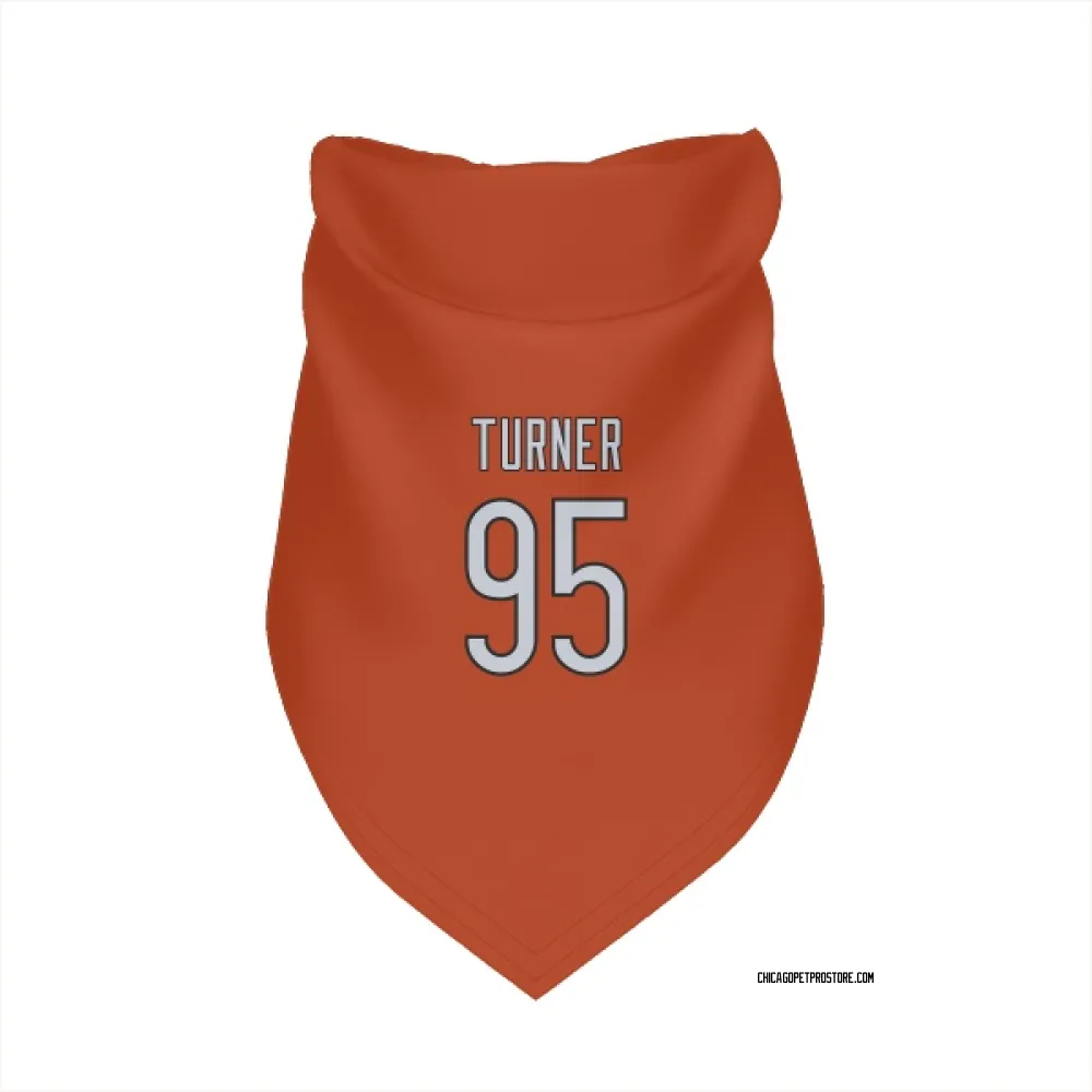 Chicago Bears Shemar Turner Orange Pet Bandana for Dog & Cat