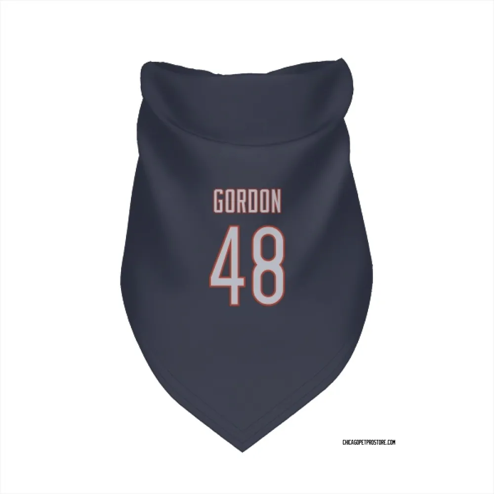 Chicago Bears Thomas Gordon Navy Pet Bandana for Dog & Cat