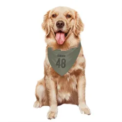 Chicago Bears Thomas Gordon Olive Pet Bandana for Dog & Cat