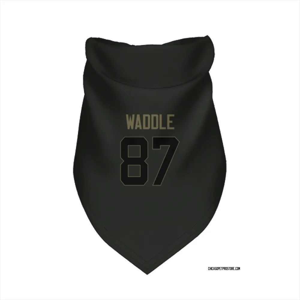 Chicago Bears Tom Waddle Black Service Pet Bandana for Dog & Cat