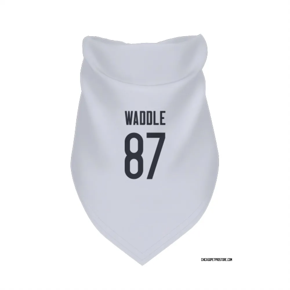 Chicago Bears Tom Waddle White Pet Bandana for Dog & Cat