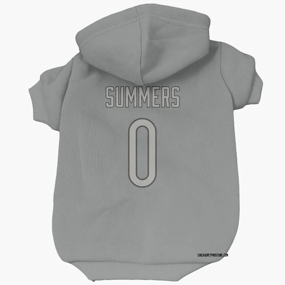 Chicago Bears Ty Summers Charcoal Pet Hoodie for Dog & Cat