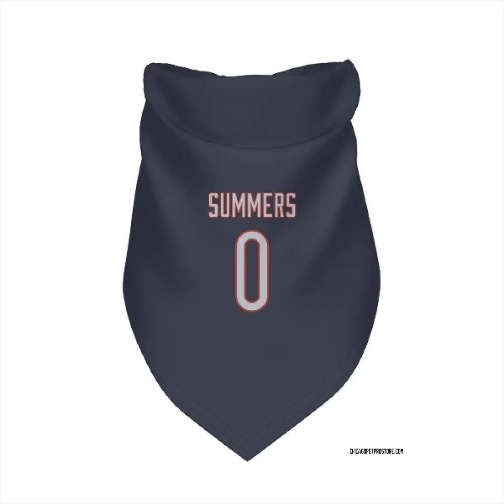 Chicago Bears Ty Summers Navy Pet Bandana for Dog & Cat