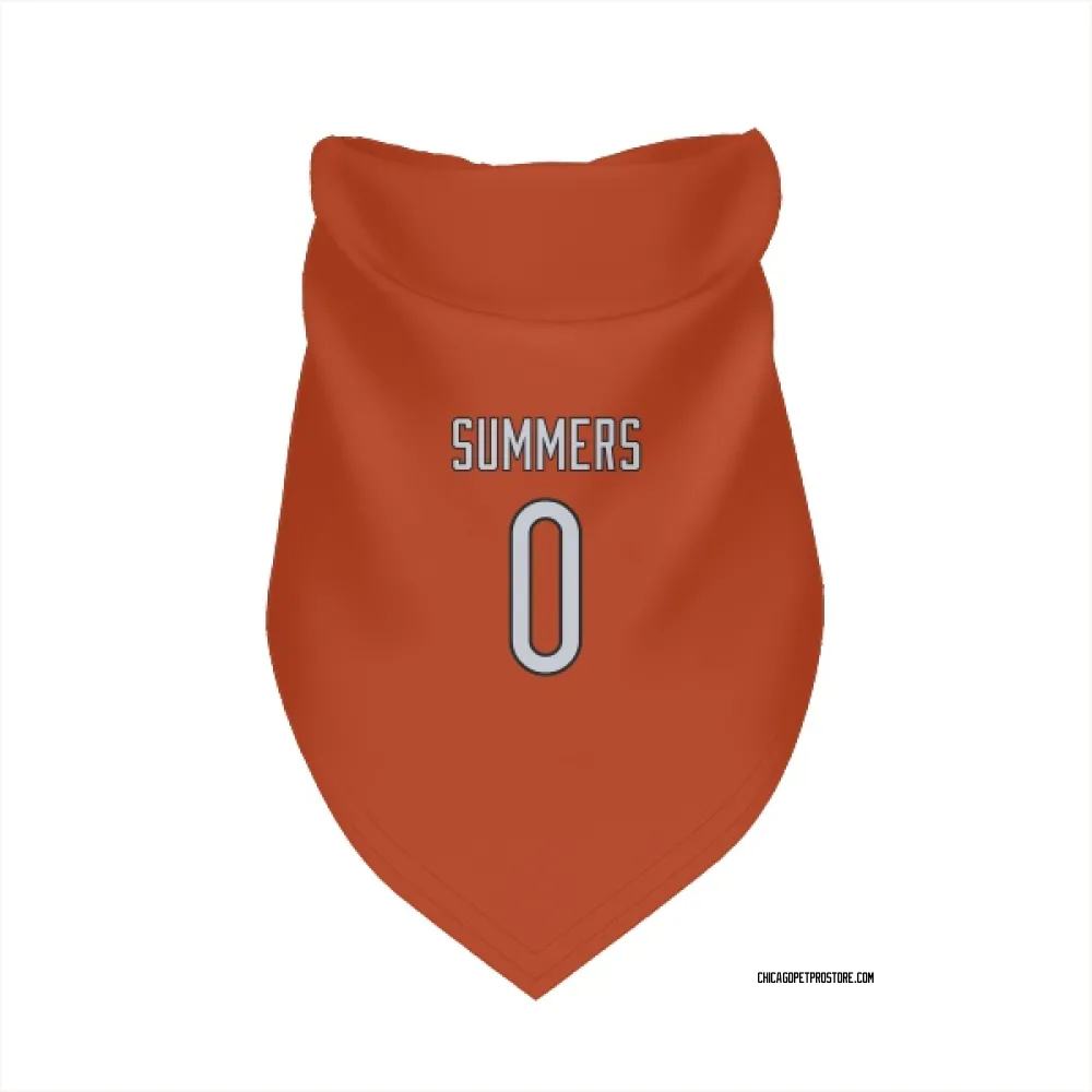 Chicago Bears Ty Summers Orange Pet Bandana for Dog & Cat
