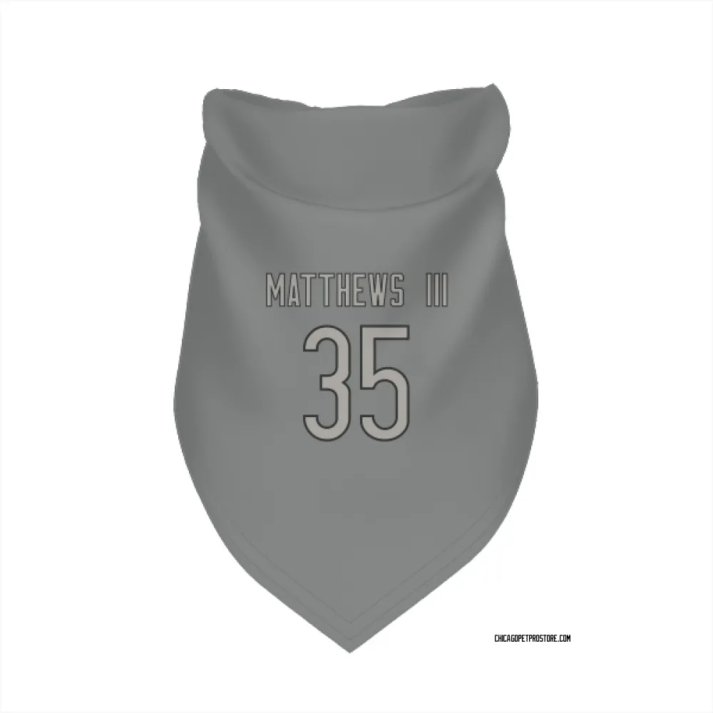 Chicago Bears Wayne Matthews III Charcoal Pet Bandana for Dog & Cat